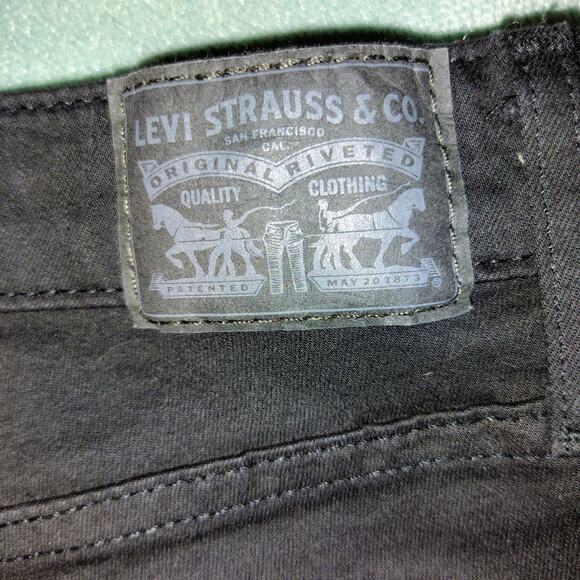 Levi’s 725 High Rise Bootcut Jeans — Size 27x26, Black, Premium Tab - Picture 3 of 6